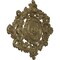 Ekena Millwork Katheryn Ceiling Medallion, Hand-Painted Mississippi Mud Crackle, 22 1/2"W x 30 3/8"H x 1 1/2"P CM30KTMMC - alternate 5